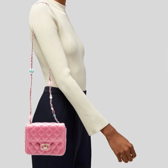 Chanel Square Mini Candy Heart Flap Bag - Picture 6 of 9